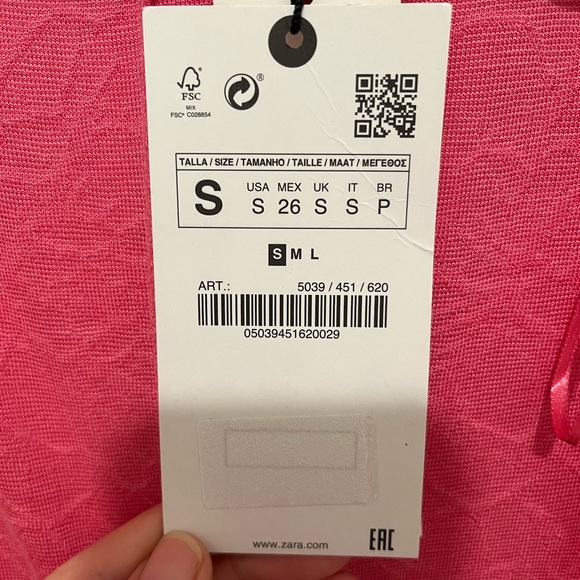 NWT ZARA Floral Maxi Dress Size S - Picture 9 of 12